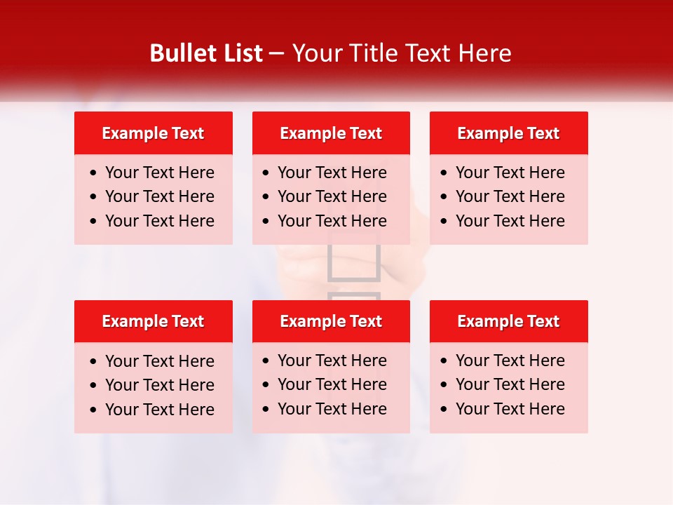 A Man Is Holding A Piece Of Paper With A Check Mark On It PowerPoint Template