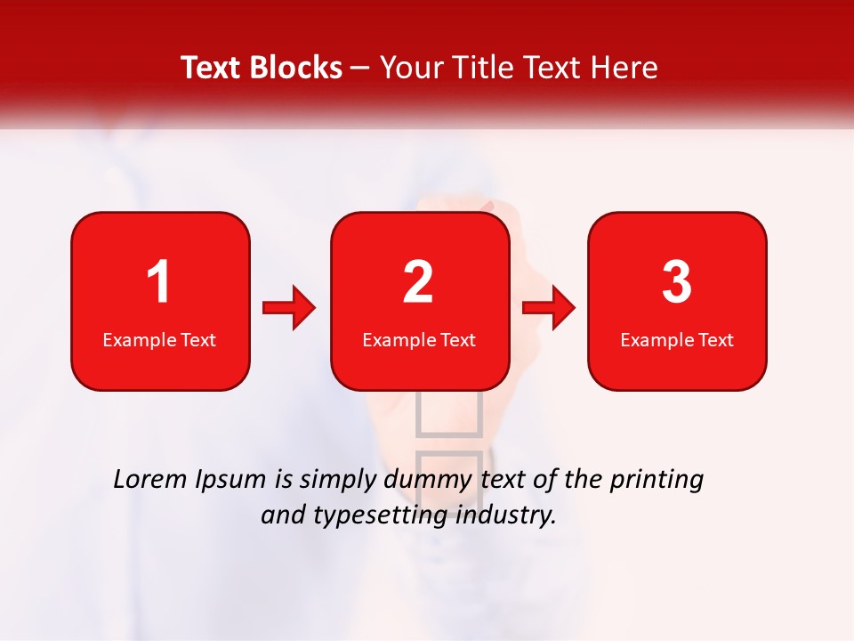 A Man Is Holding A Piece Of Paper With A Check Mark On It PowerPoint Template
