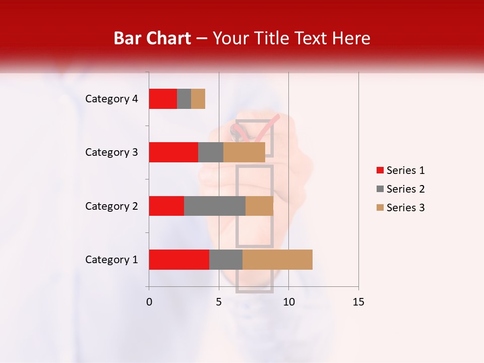 A Man Is Holding A Piece Of Paper With A Check Mark On It PowerPoint Template