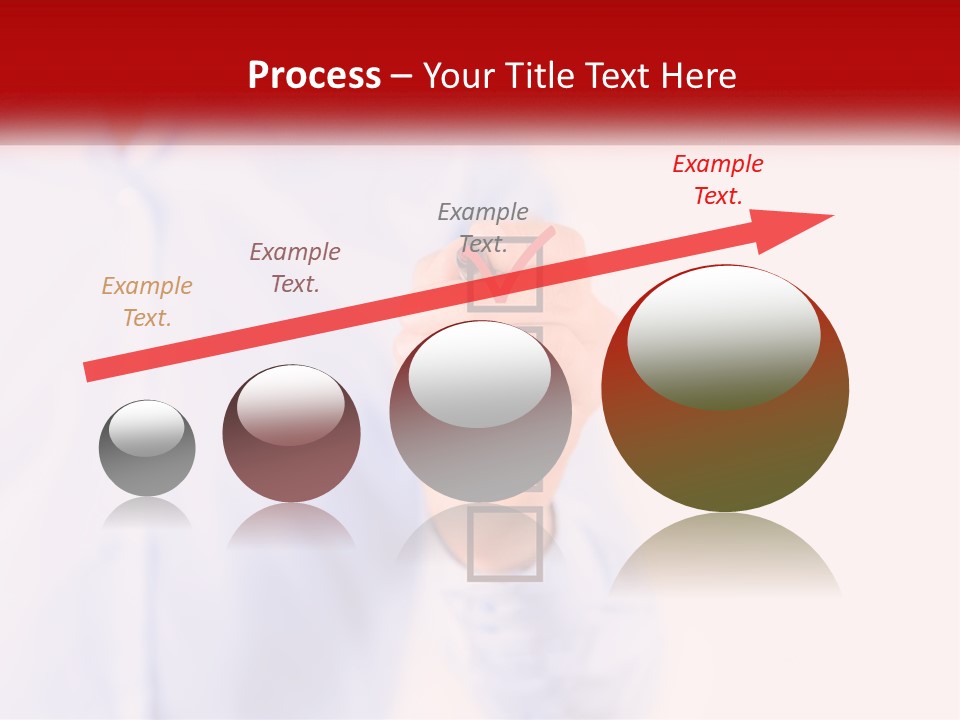 A Man Is Holding A Piece Of Paper With A Check Mark On It PowerPoint Template