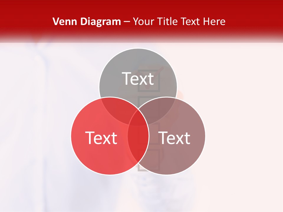 A Man Is Holding A Piece Of Paper With A Check Mark On It PowerPoint Template