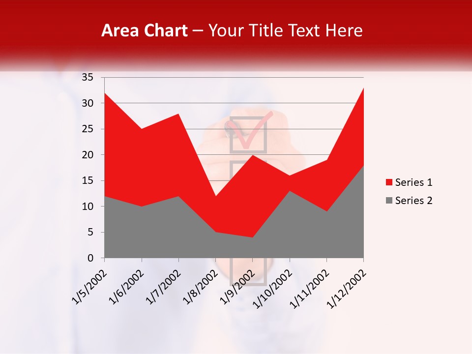 A Man Is Holding A Piece Of Paper With A Check Mark On It PowerPoint Template