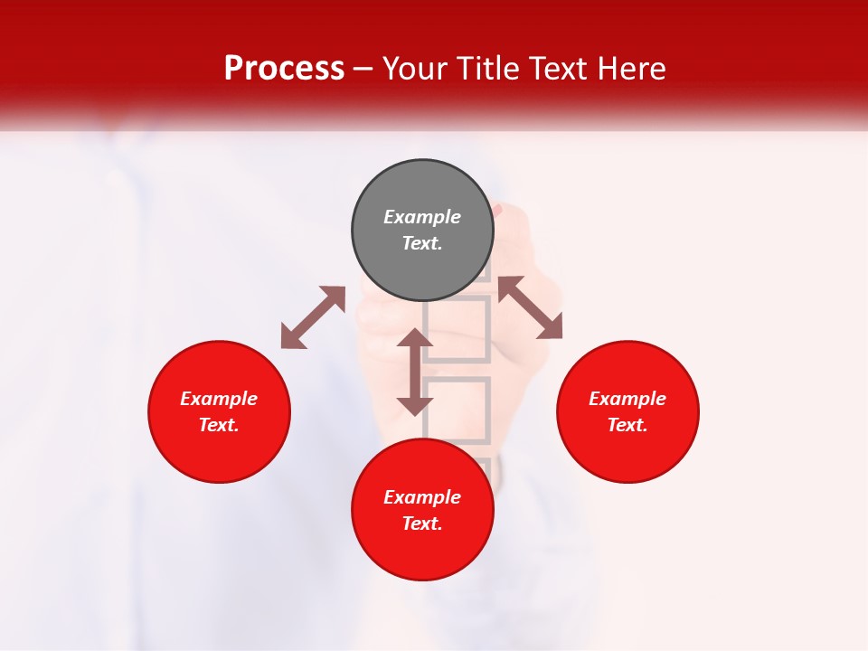 A Man Is Holding A Piece Of Paper With A Check Mark On It PowerPoint Template