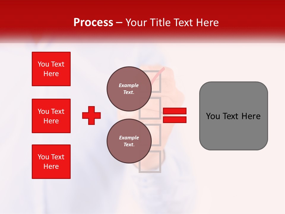 A Man Is Holding A Piece Of Paper With A Check Mark On It PowerPoint Template
