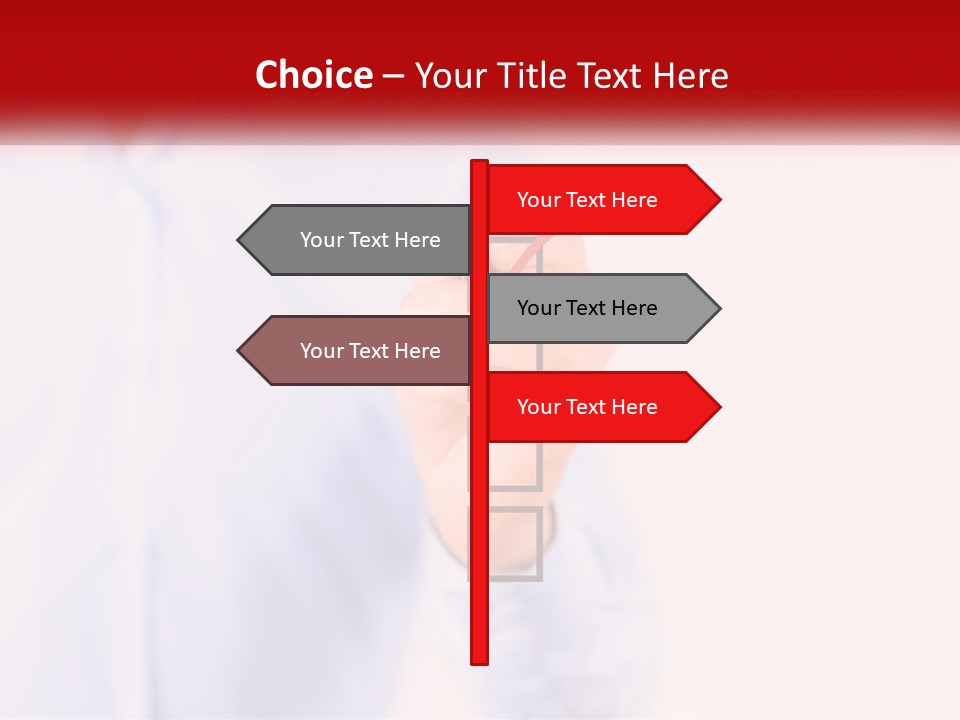 A Man Is Holding A Piece Of Paper With A Check Mark On It PowerPoint Template