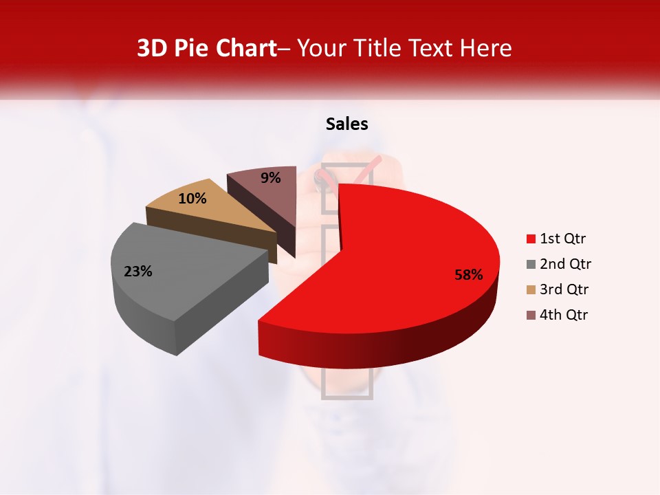 A Man Is Holding A Piece Of Paper With A Check Mark On It PowerPoint Template
