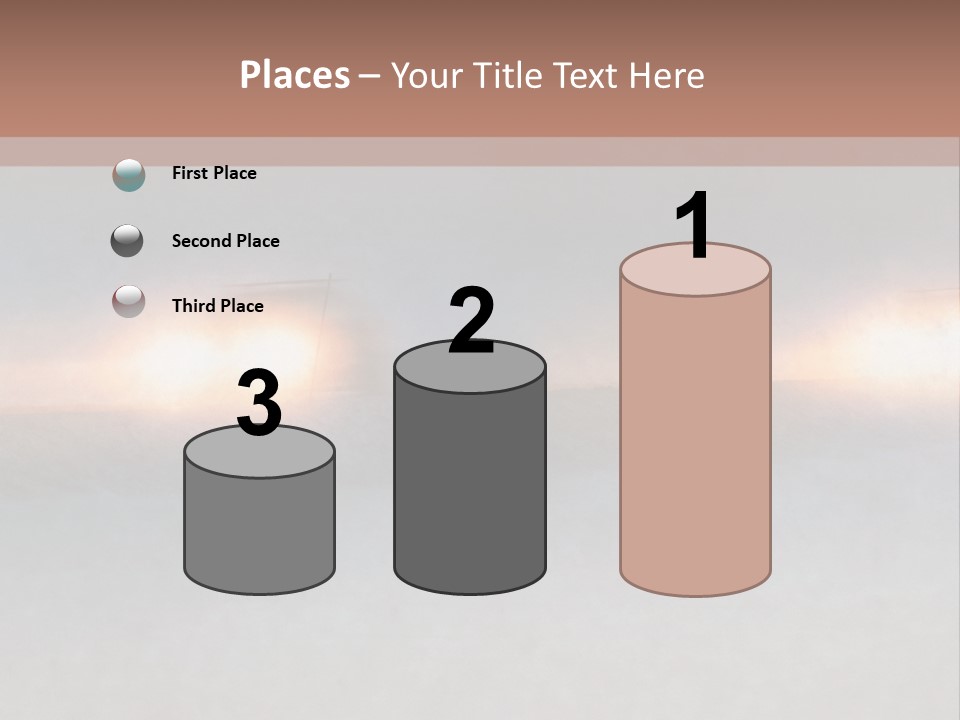 Two Cars Driving Down A Road In The Snow PowerPoint Template