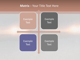 Two Cars Driving Down A Road In The Snow PowerPoint Template