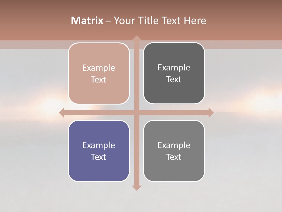 Two Cars Driving Down A Road In The Snow PowerPoint Template