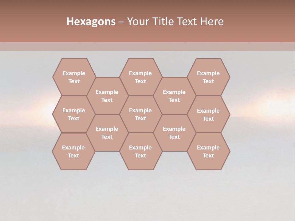 Two Cars Driving Down A Road In The Snow PowerPoint Template