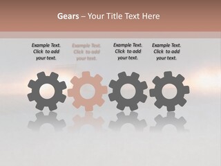 Two Cars Driving Down A Road In The Snow PowerPoint Template