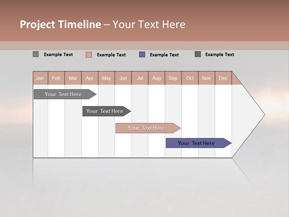 Two Cars Driving Down A Road In The Snow PowerPoint Template