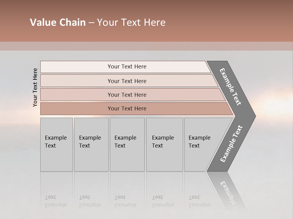 Two Cars Driving Down A Road In The Snow PowerPoint Template