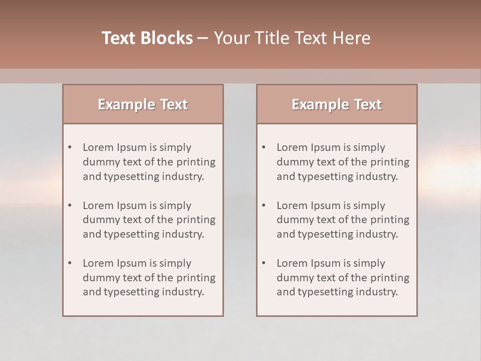 Two Cars Driving Down A Road In The Snow PowerPoint Template