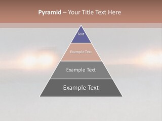 Two Cars Driving Down A Road In The Snow PowerPoint Template