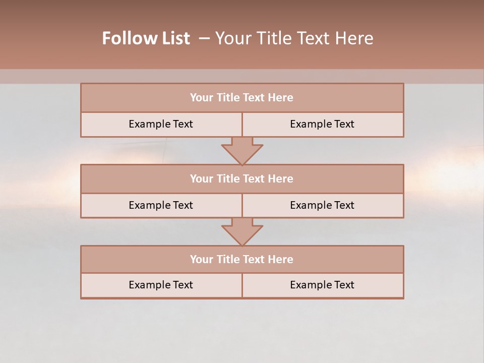 Two Cars Driving Down A Road In The Snow PowerPoint Template