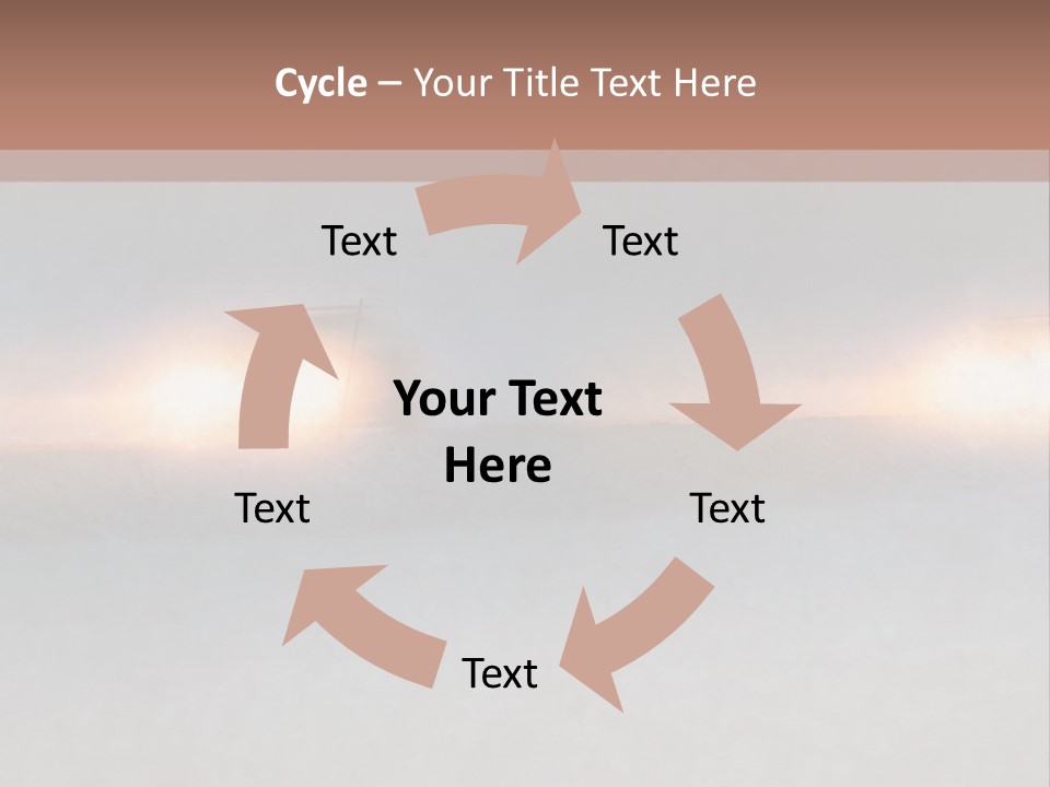 Two Cars Driving Down A Road In The Snow PowerPoint Template