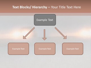 Two Cars Driving Down A Road In The Snow PowerPoint Template
