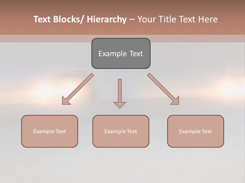 Two Cars Driving Down A Road In The Snow PowerPoint Template