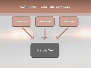 Two Cars Driving Down A Road In The Snow PowerPoint Template