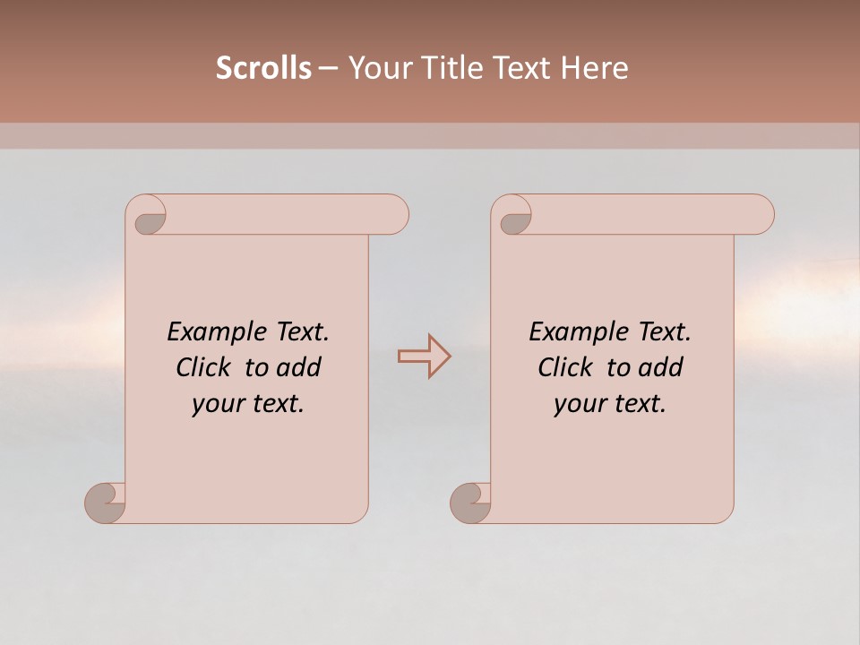 Two Cars Driving Down A Road In The Snow PowerPoint Template