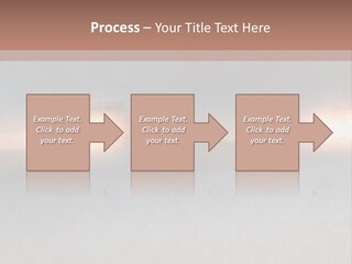 Two Cars Driving Down A Road In The Snow PowerPoint Template