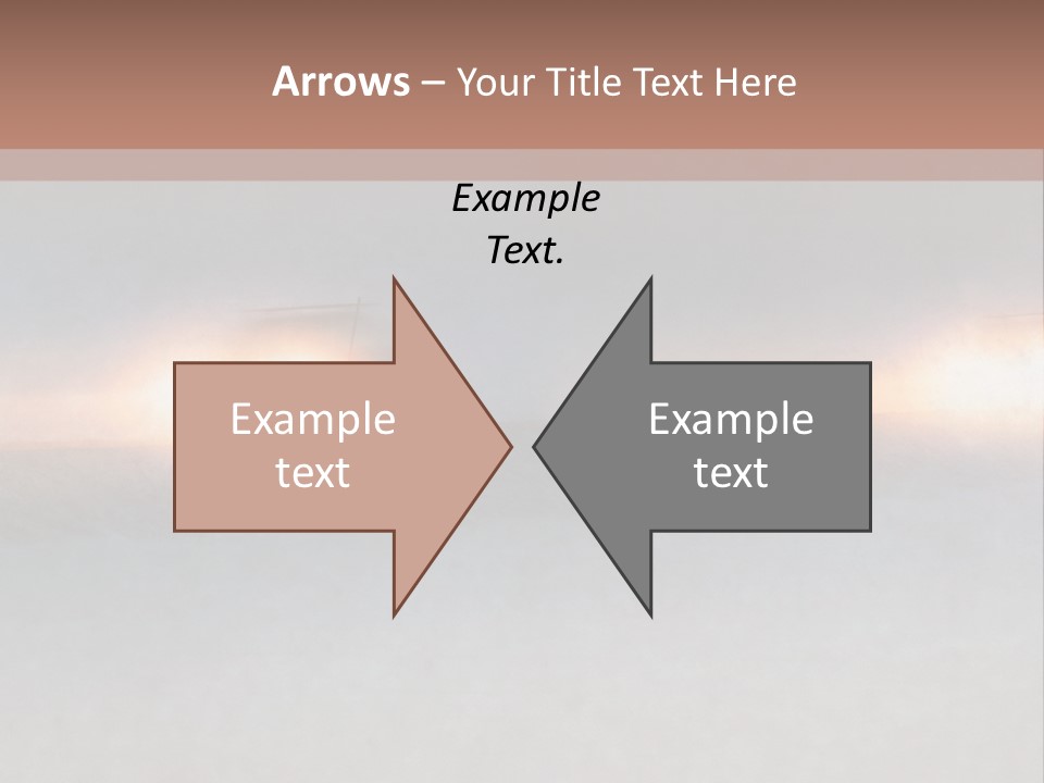 Two Cars Driving Down A Road In The Snow PowerPoint Template