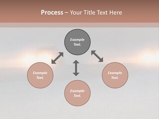 Two Cars Driving Down A Road In The Snow PowerPoint Template