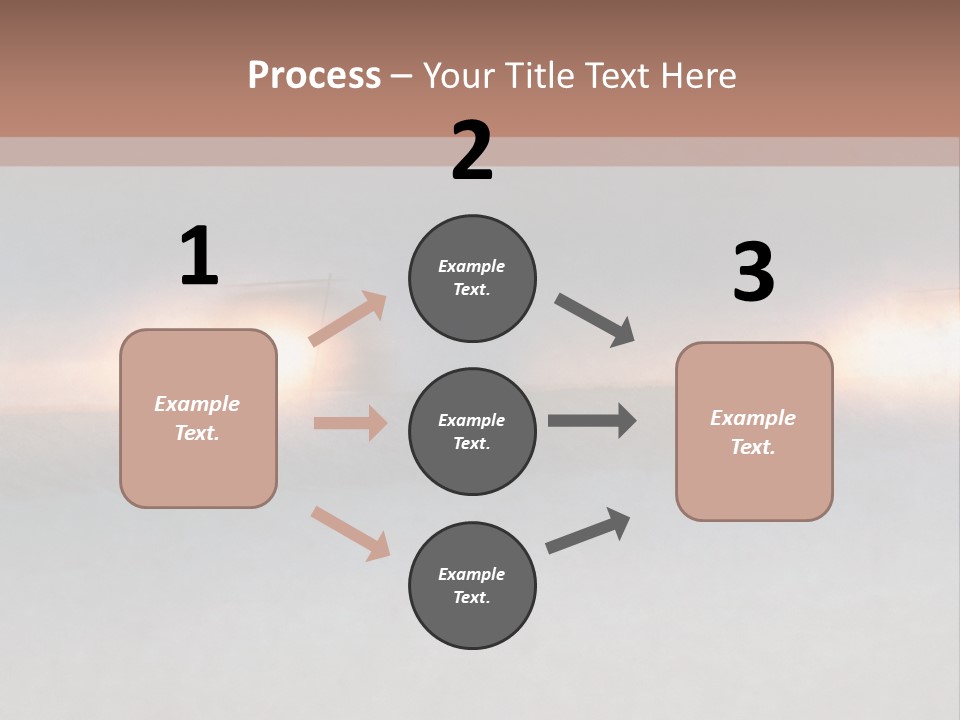 Two Cars Driving Down A Road In The Snow PowerPoint Template