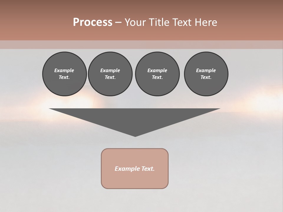 Two Cars Driving Down A Road In The Snow PowerPoint Template