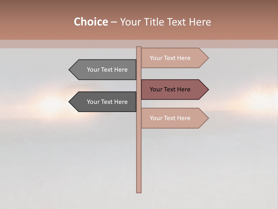 Two Cars Driving Down A Road In The Snow PowerPoint Template