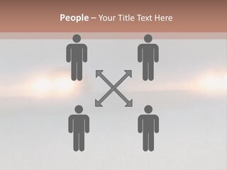 Two Cars Driving Down A Road In The Snow PowerPoint Template