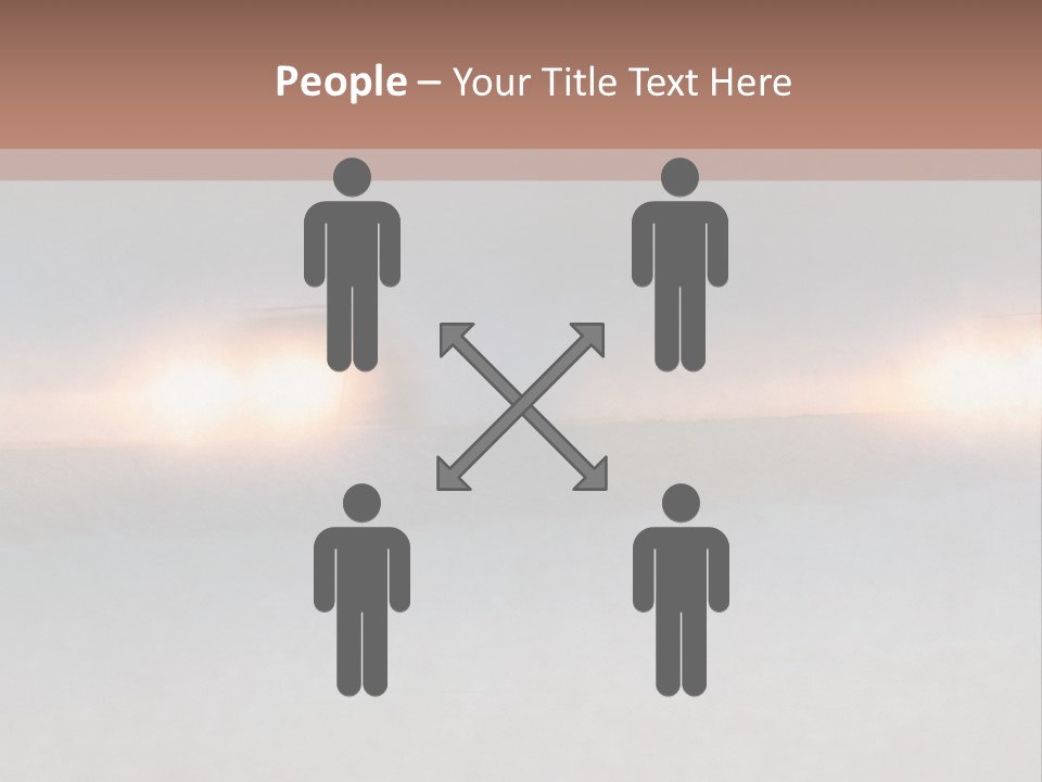 Two Cars Driving Down A Road In The Snow PowerPoint Template