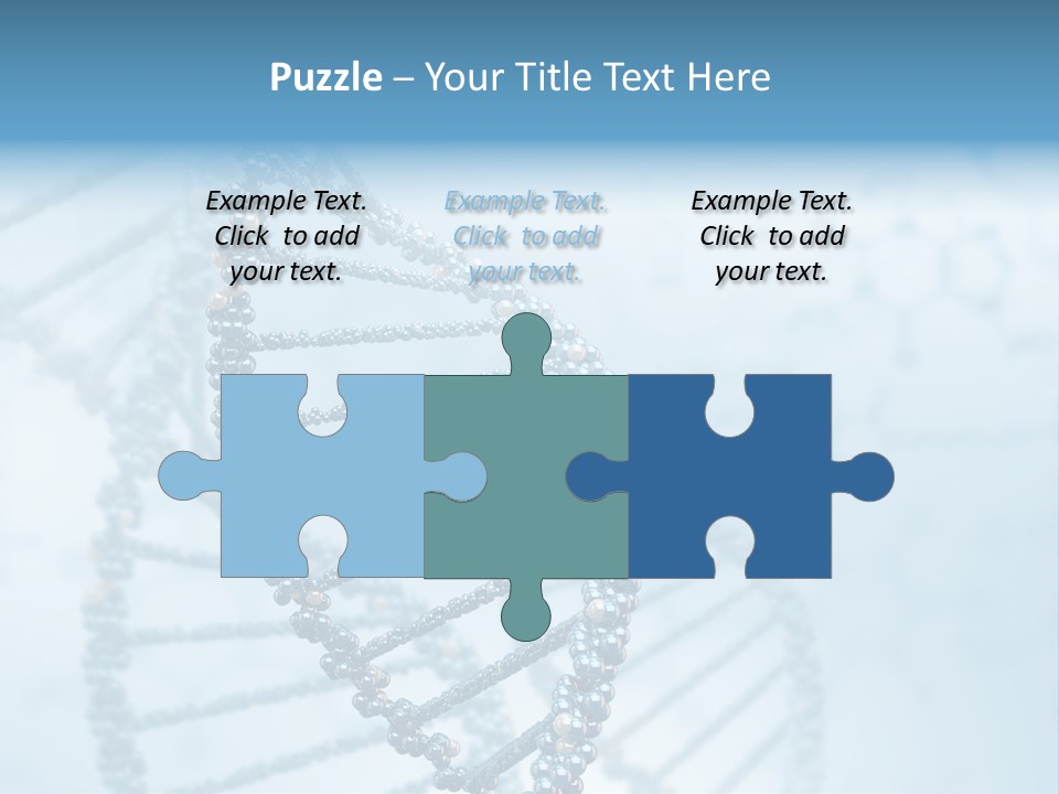 A Science Powerpoint Presentation With A Blue Background PowerPoint Template