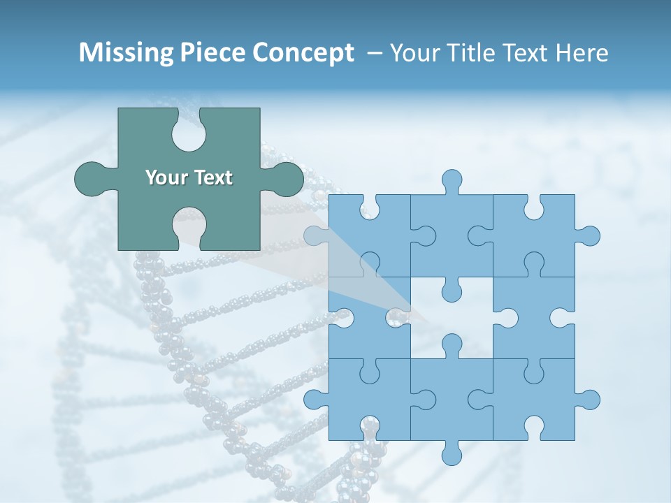 A Science Powerpoint Presentation With A Blue Background PowerPoint Template