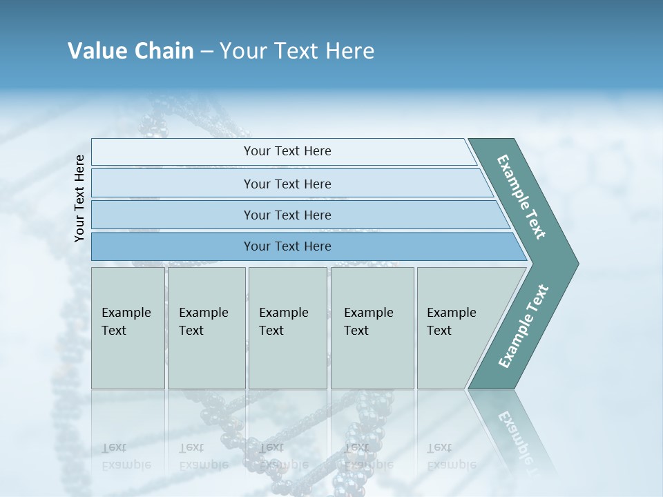 A Science Powerpoint Presentation With A Blue Background PowerPoint Template