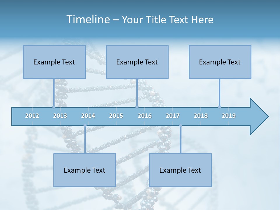 A Science Powerpoint Presentation With A Blue Background PowerPoint Template