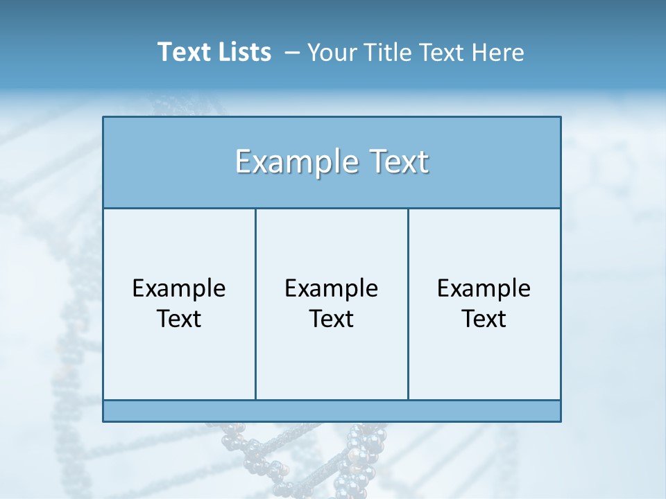 A Science Powerpoint Presentation With A Blue Background PowerPoint Template