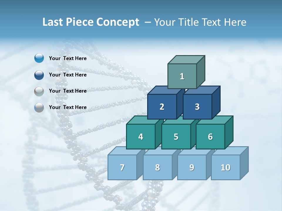 A Science Powerpoint Presentation With A Blue Background PowerPoint Template