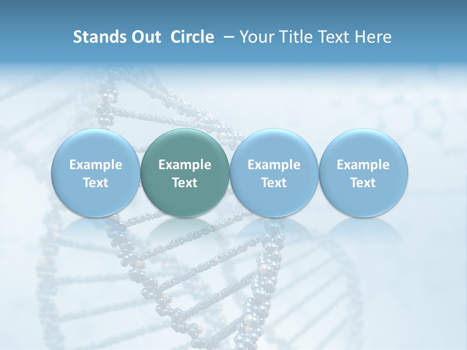 A Science Powerpoint Presentation With A Blue Background PowerPoint Template