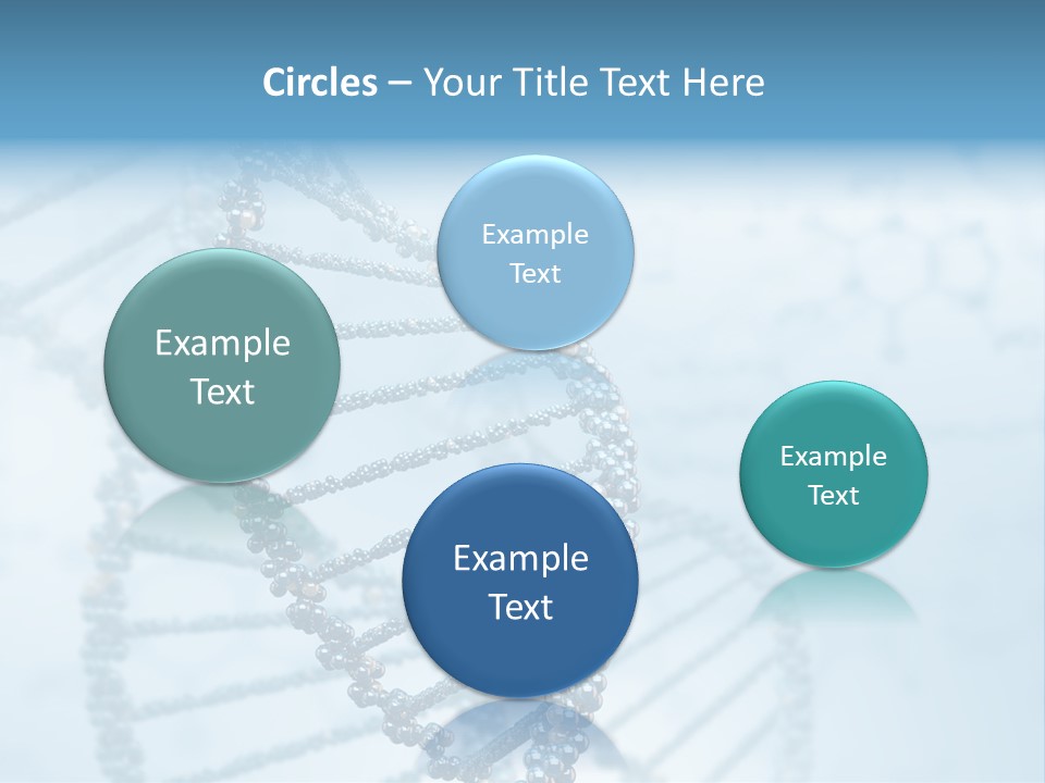 A Science Powerpoint Presentation With A Blue Background PowerPoint Template