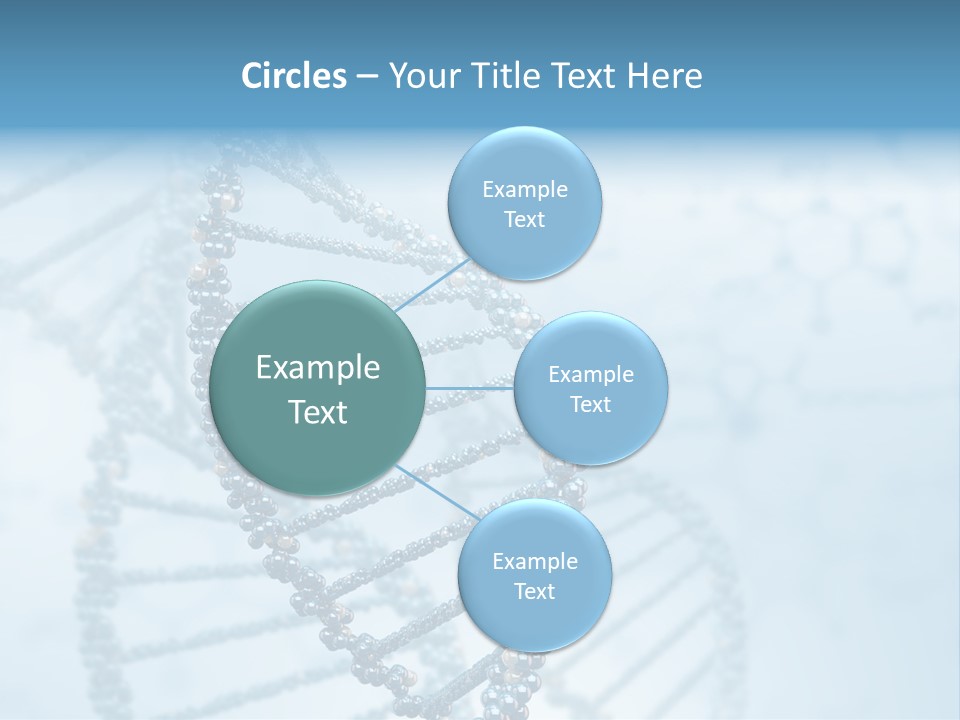 A Science Powerpoint Presentation With A Blue Background PowerPoint Template