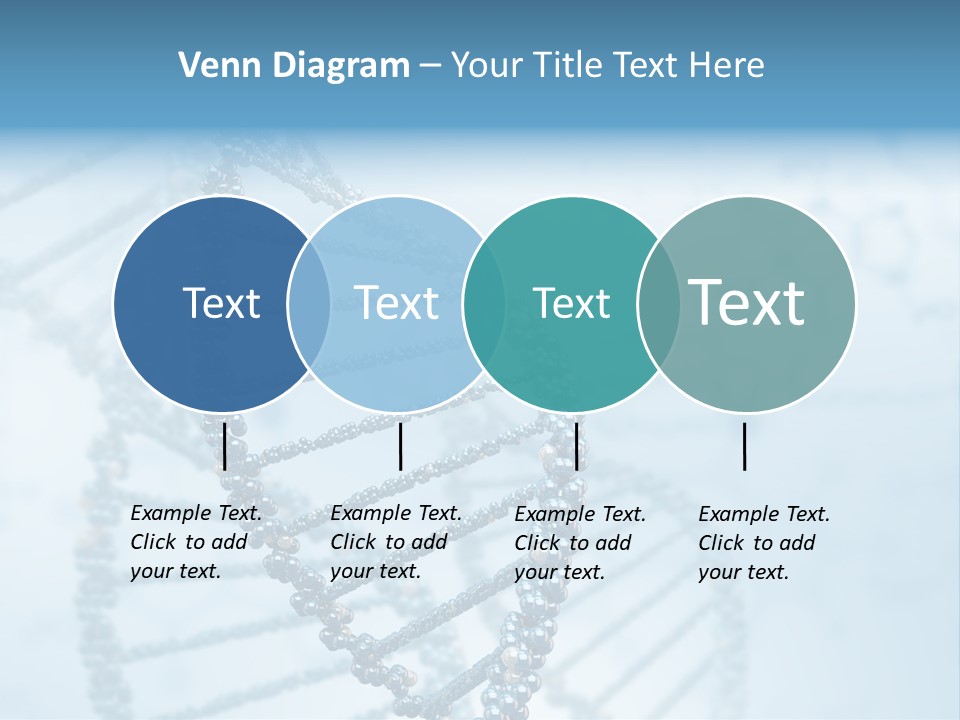 A Science Powerpoint Presentation With A Blue Background PowerPoint Template