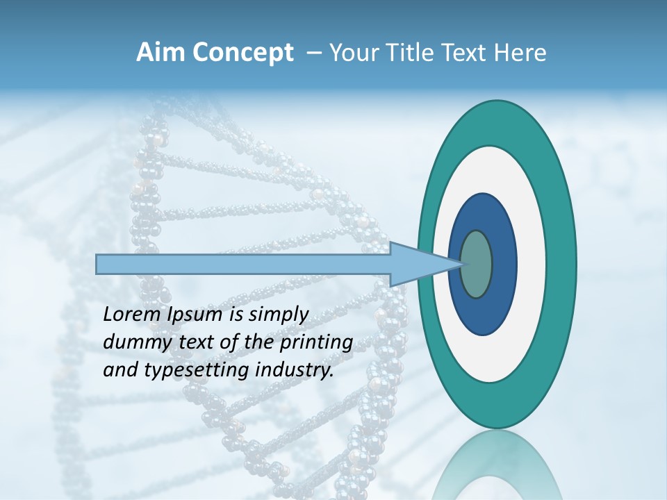 A Science Powerpoint Presentation With A Blue Background PowerPoint Template