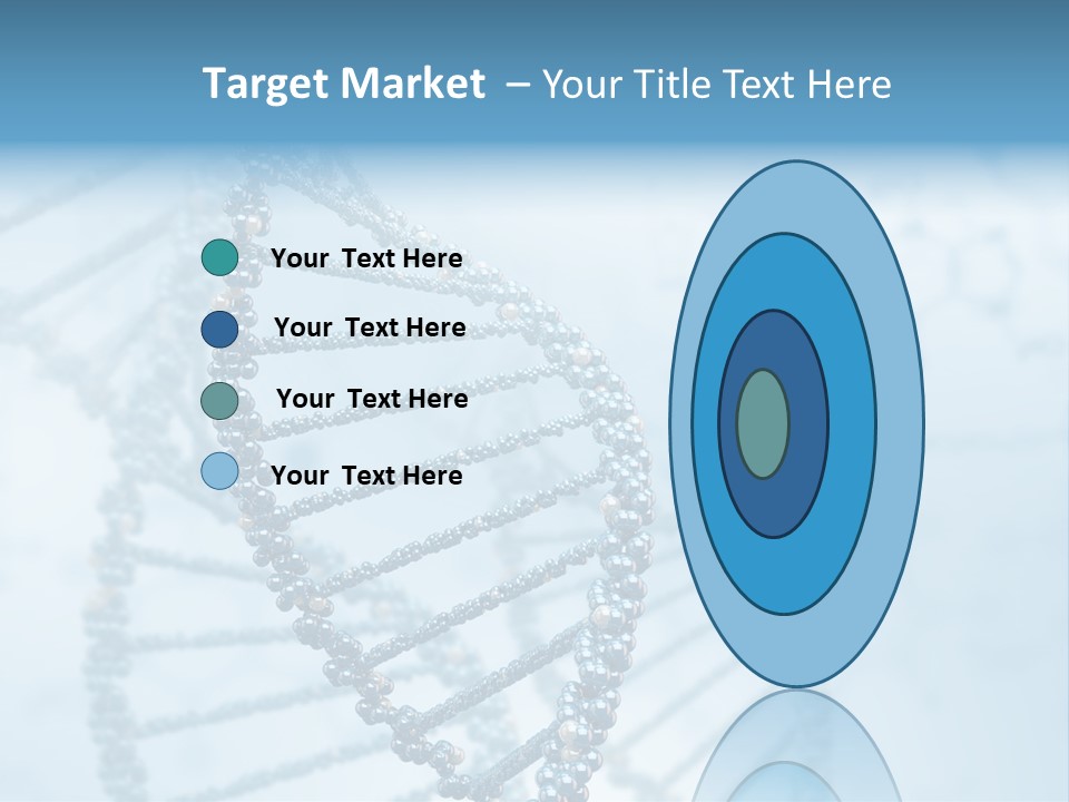 A Science Powerpoint Presentation With A Blue Background PowerPoint Template