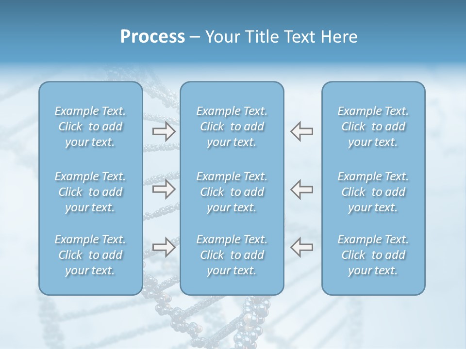 A Science Powerpoint Presentation With A Blue Background PowerPoint Template