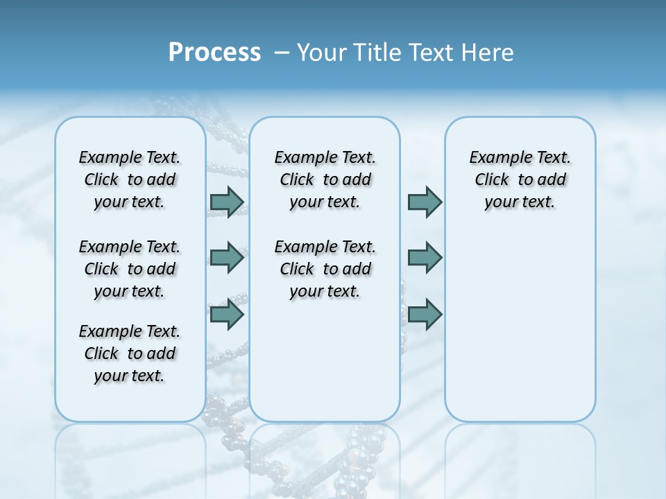 A Science Powerpoint Presentation With A Blue Background PowerPoint Template