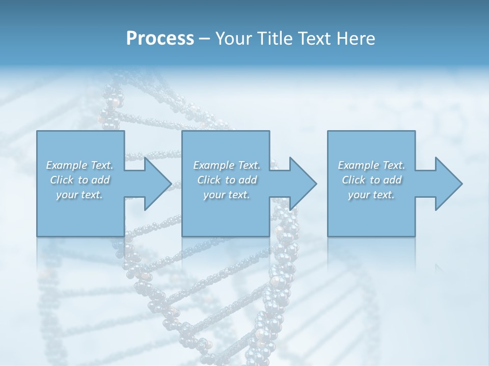 A Science Powerpoint Presentation With A Blue Background PowerPoint Template
