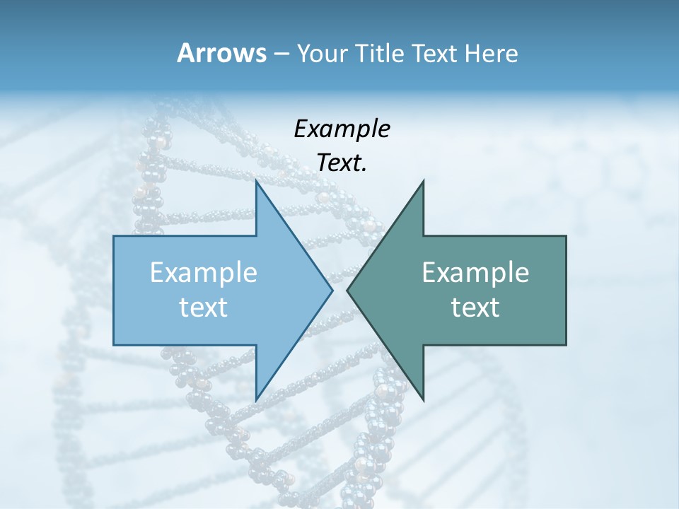 A Science Powerpoint Presentation With A Blue Background PowerPoint Template