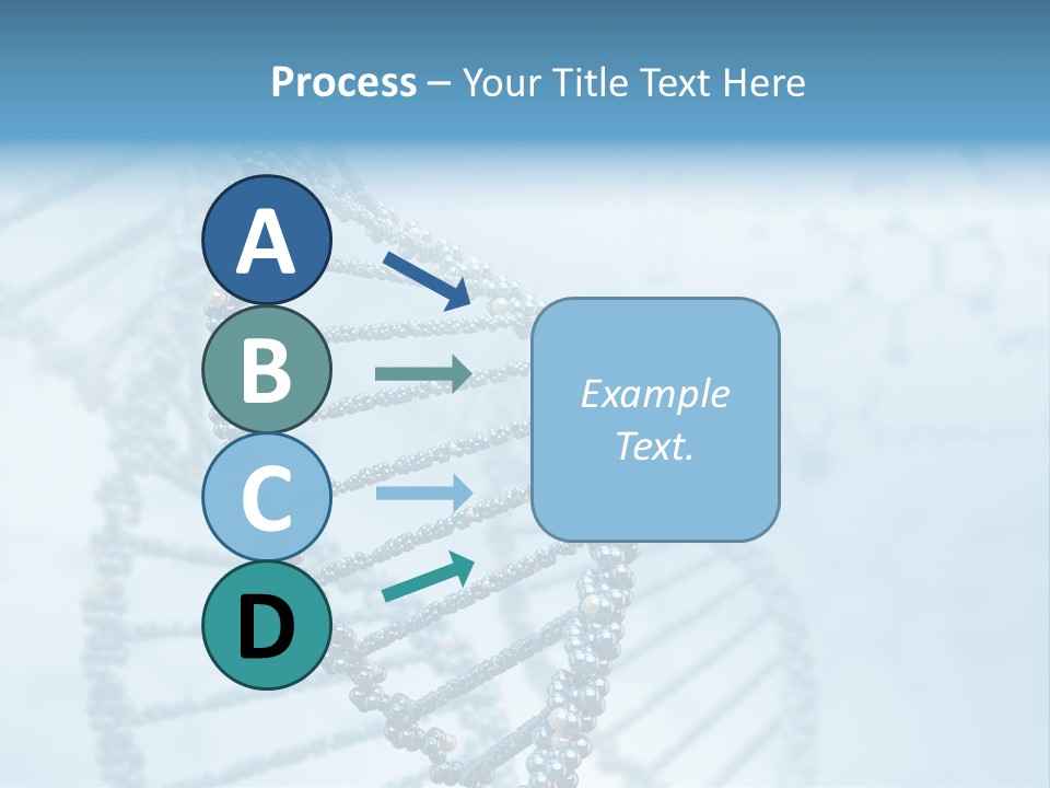A Science Powerpoint Presentation With A Blue Background PowerPoint Template